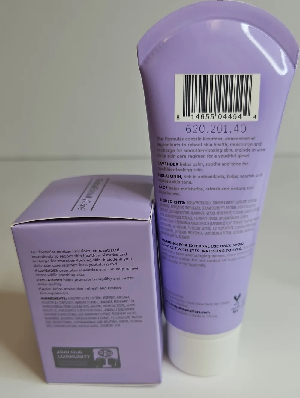 CALMING NIGHTTIME RECOVERY SKINCARE LINE BY GLOBAL BEAUTY CARE 5-PCS